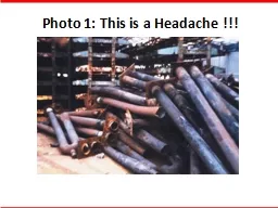 Photo 1: This is a Headache !!!