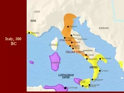 Italy, 500 BC