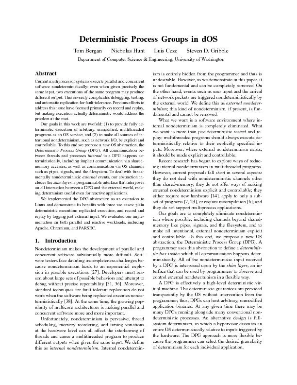 1.1DPGUseCasesDebuggingandTestingManyapplicationsdonotcon-tinuouslyint