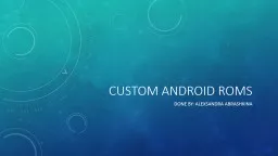 Custom Android