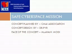 CONCEPT PLANNED BY – CMAI ASSOCIATION