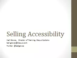 Selling Accessibility