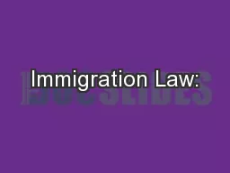 Immigration Law: