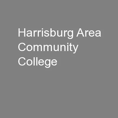Harrisburg Area Community College