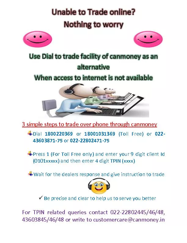 Unable to Trade online?