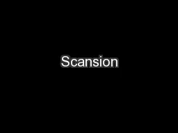 Scansion