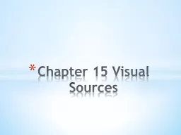 Chapter 15 Visual Sources
