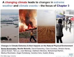A  changing climate