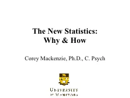 The New Statistics: