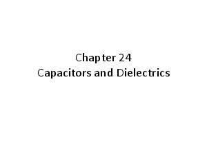 Capacitors and Dielectrics
