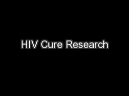 HIV Cure Research