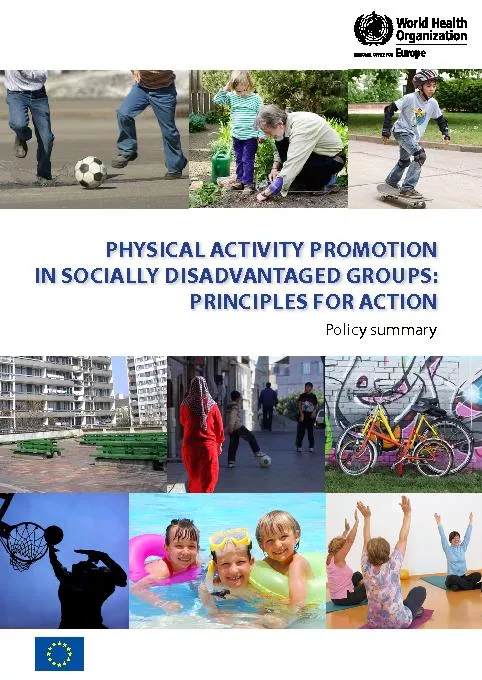 PHYSICAL ACTIVITY ROMOTION IN SOCIALLY DISADVANTAGED GROUS:LES FOR ACT