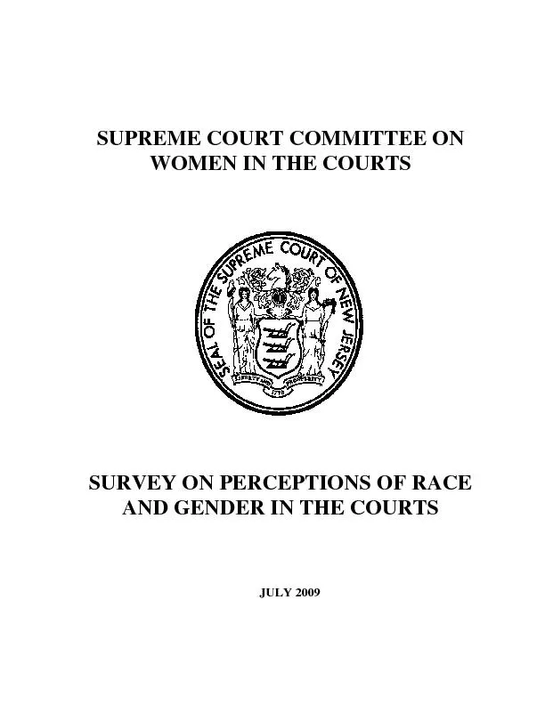 SUPREME COURT COMMITTEE ON  WOMEN IN THE COURTS