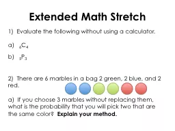 Extended Math Stretch