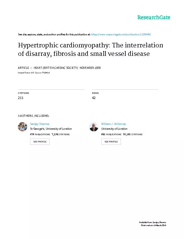 Hypertrophiccardiomyopathy:theinterrelationofdisarray,