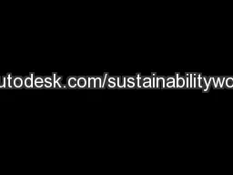 www.autodesk.com/sustainabilityworkshop