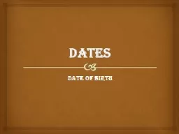 DATES