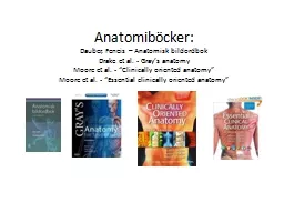 Anatomiböcker: