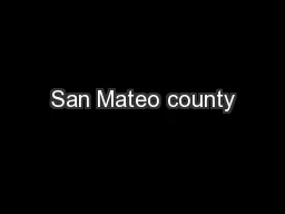 San Mateo county