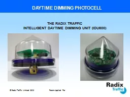 DAYTIME DIMMING PHOTOCELL