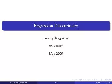 egressionDiscontinuityyMagruderC-Berkeleyy2009