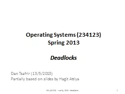 Operating Systems (234123)