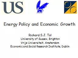 Energy Policy and Economic Growth