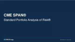 CME SPAN Standard Portfolio Analysis of Risk    CME Group