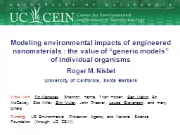 Modeling environmental impacts of engineered