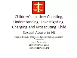 Children’s Justice: Counting, Understanding, Investigatin
