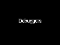 Debuggers