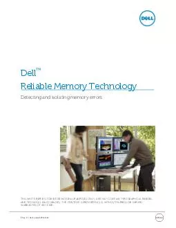 Rev  G APRIL  Dell Reliable Memory Technology Detecting and isolating memory errors THIS