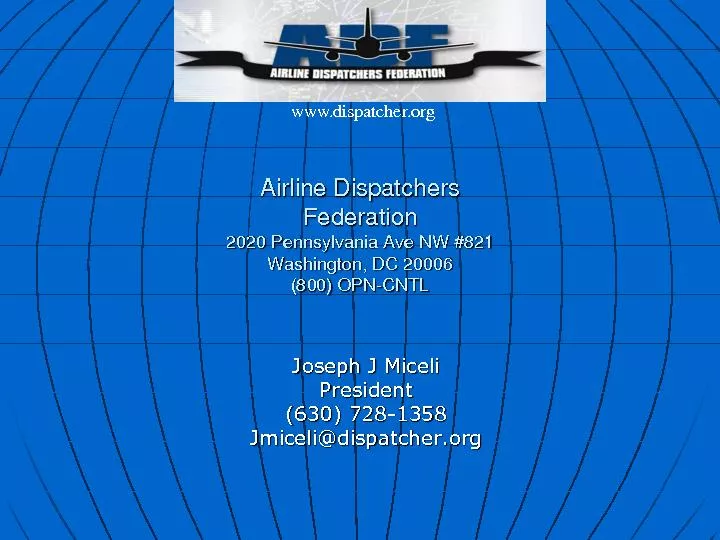 Airline Dispatchers