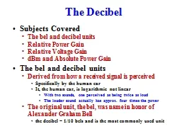 The Decibel