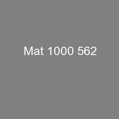 MAT 1000