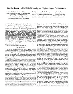 PDF-OntheImpactofMIMODiversityonHigherLayerPerformance ceelalsonstantinoselechriniss oannisroustissSrikanthVurishnamurhty
