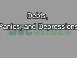 Debts, Panics, and Depressions