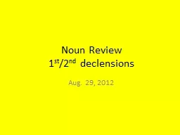 Noun Review