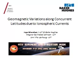 Geomagnetic Variations along Concurrent Latitudes due to Io