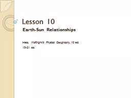 Lesson 10