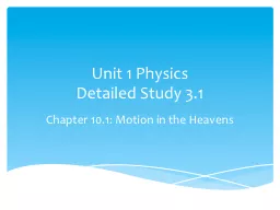 Unit 1 Physics