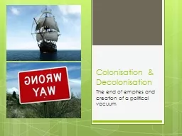 Colonisation & Decolonisation