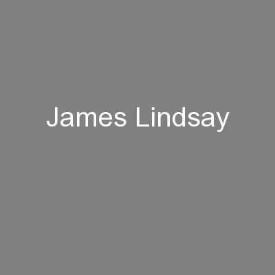 James Lindsay