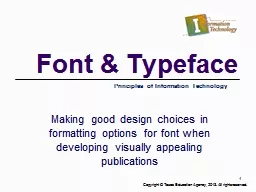 Font & Typeface