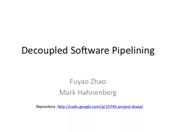 Decoupled Software Pipelining
