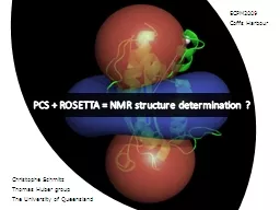 PCS + ROSETTA = NMR structure determination ?
