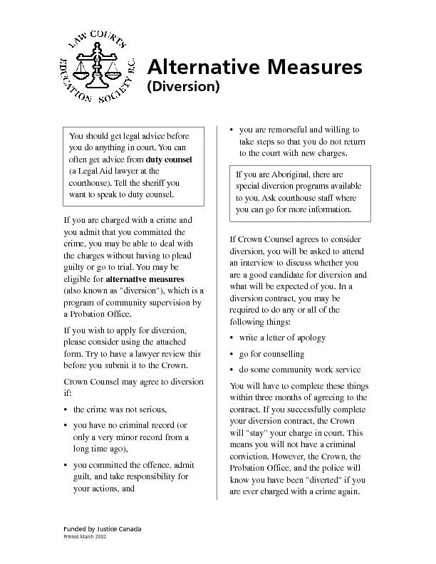 Alternative Measures