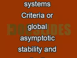 Discr ete time monotone systems Criteria or global asymptotic stability and applications