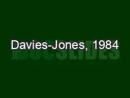 Davies-Jones, 1984