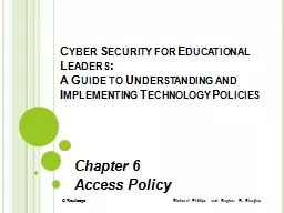 Cyber Security for Educational Leaders: